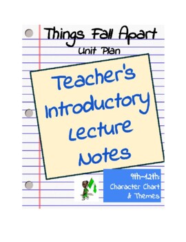 Preview of Things Fall Apart: Teacher's Introductory Lecture Notes