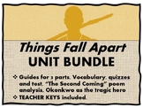 Things Fall Apart Unit Bundle, guides, vocab, tests w/TEAC