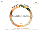 Things I Can and Cannot Control (ACT) Poster and Worksheet