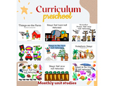 Things I Learn Preschool Curriculum with Printable Page, ages 3-5