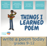 Write a poem about a learning experience - Things I Learned...