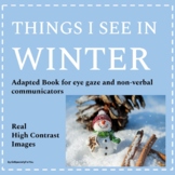Things I See In Winter: Adapted Book for Eye Gaze and Non-