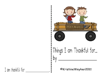 Preview of Things I am thankful for student-made writing center book project 