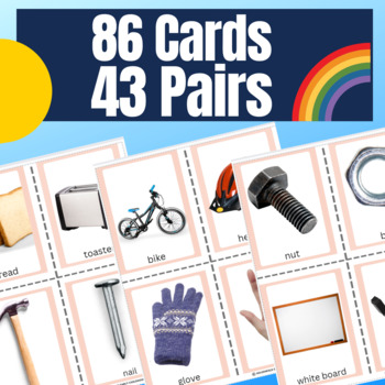 Verbal Behavior ABA Noun Picture Cards For Tact And, 42% OFF