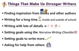 Things That Make Us Stronger Writers