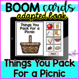 Things You Pack for a Picnic: Boom Cards: Adapted Book