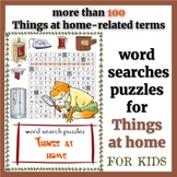 word find - Word Search Puzzles - feature Things at home words
