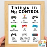 Things in My Control Gaming Anxiety Poster