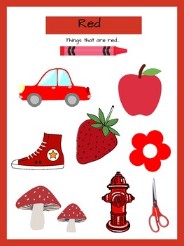 red things for kids