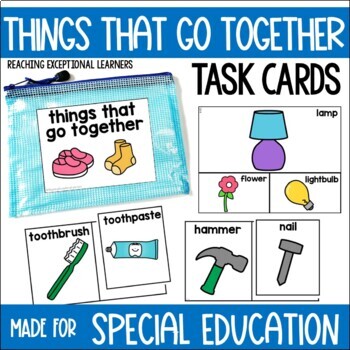 Preview of Things that Go Together Task Cards