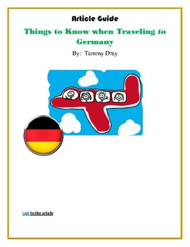 Preview of (EUROPE GEOGRAPHY) Things to Know when Traveling to Germany - Article Guide