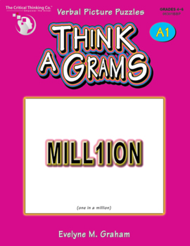 Preview of Think-A-Grams A1 eBook - Fun, Verbal Picture Puzzles for 4th, 5th, & 6th Grades