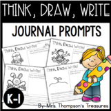 Think, Draw, Write! Beginning Writing Practice Journal Prompts
