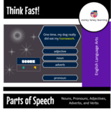 Think Fast Game: Parts of Speech Nouns, Pronouns, Adjectiv