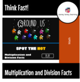 Think Fast & Spot the Not! Among Us Math Factors Prime/Com