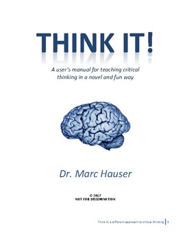 Preview of Think It!  A new and fun way to teach critical thinking