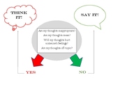 Think It vs. Say It: A Visual Cue
