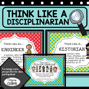 Preview of Think Like A Disciplinarian Poster Pack
