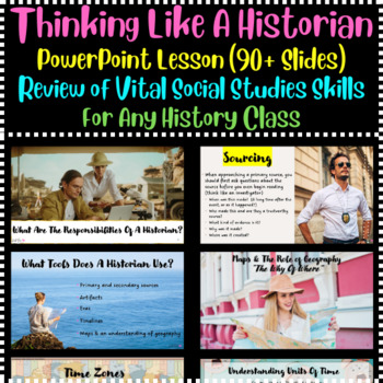 Preview of Think Like A Historian PowerPoint Lesson