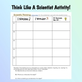 Think Like A Scientist Activity!