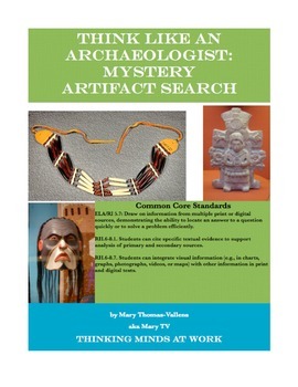 Preview of Think Archaeologist: Mystery Artifact/Native Americans/ Ancient Civilizations