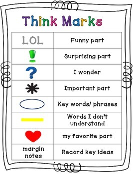 Think, Mark Template #1, Think, Mark