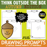 Think OUTSIDE the Box Drawing Prompts AUTUMN (FALL) | Dood