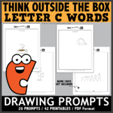 Think OUTSIDE the Box Drawing Prompts - Letter C Words