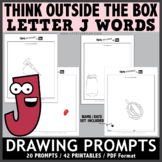 Think OUTSIDE the Box Drawing Prompts - Letter J Words