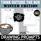 Think OUTSIDE the Box Drawing Prompts - WINTER
