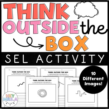 Preview of Think Outside the Box Challenge - SEL/Creative Writing Activity - NO PREP!