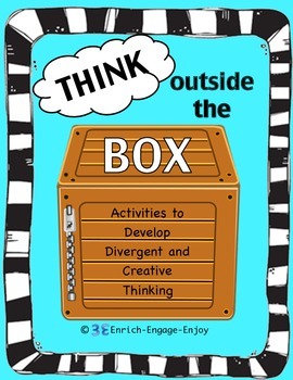 Preview of Think Outside the Box -- Game, Center, Brain Break, Bulletin Board (GATE/STEM)