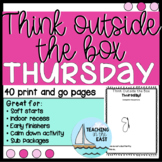 Think Outside the Box Thursday | Scribble Art | Back to School