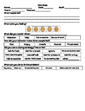 Behavior / Social Emotional Learning Reflective Think Sheet