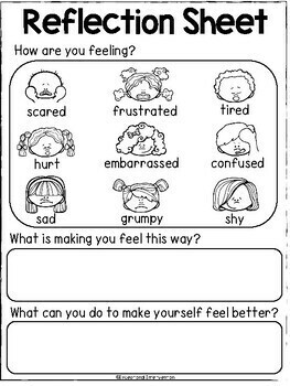 Think Sheets and Reflection Sheets by Exceptional Intervention | TpT