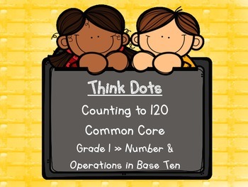 Preview of Think dots- Counting to 120
