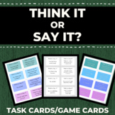 Think it or Say it? Game Cards Pack