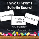 Think o grams Rebus Puzzles Brain Teasers Plexers Bulletin Board