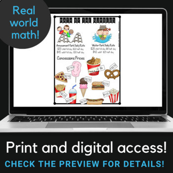 Project Based Learning Problem Solving Math Task BUNDLE | Distance Learning