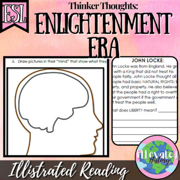 Preview of Thinker Thoughts: Enlightenment Philosophers ESL/ENL/ELL