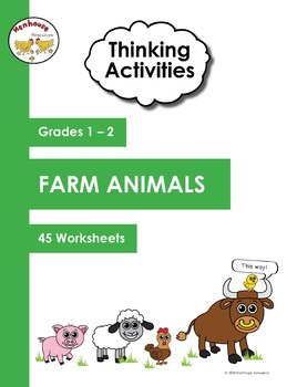 Preview of Thinking Activities Farm Animals