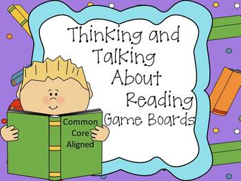 Preview of Thinking And Talking About Reading - Promethean Game Boards