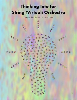 Preview of Thinking Into for Virtual String Orchestra - Score and Parts