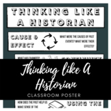Thinking Like A Historian Classroom Poster