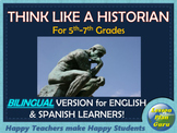 Thinking Like a Historian: BILINGUAL VERSION for 5th-7th G