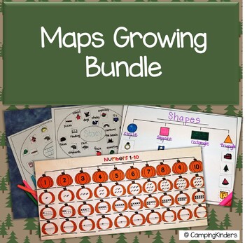 Preview of Map Graphic Organizer Bundle