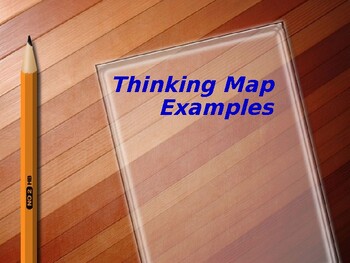 Preview of Thinking Map Examples PD PPT