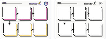 Preview of Thinking Maps (Flow Map) (Color and B&W)