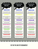 Thinking Notes Bookmarks - Reading Comprehension Strategies