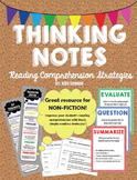 Thinking Notes Bundle - Reading Comprehension Strategies